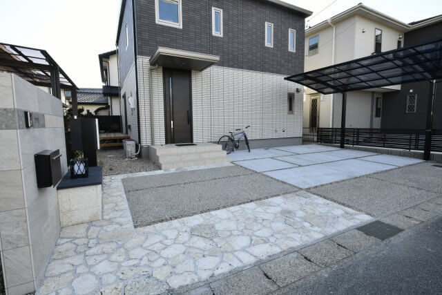 リゾートモダン外構