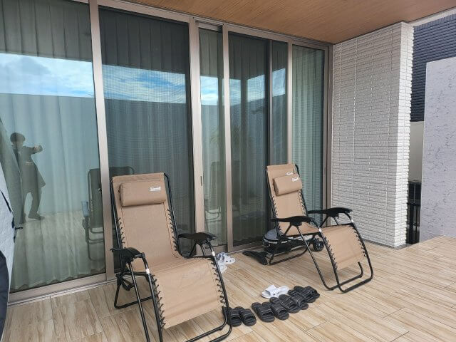 タイルテラス　グレーチング