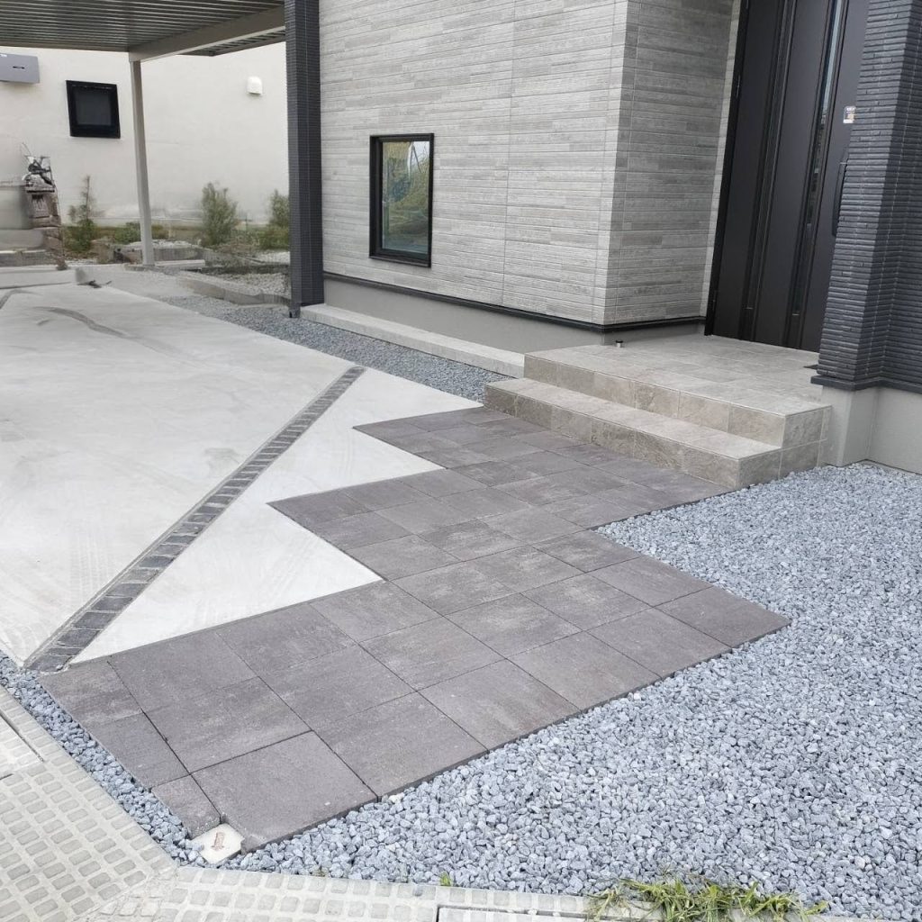 ノエル長野軽井沢店　施工事例　アプローチ