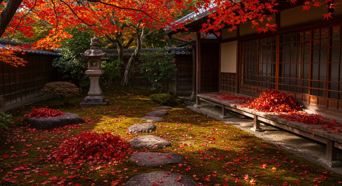 秋の外構メンテナンスと落ち葉清掃