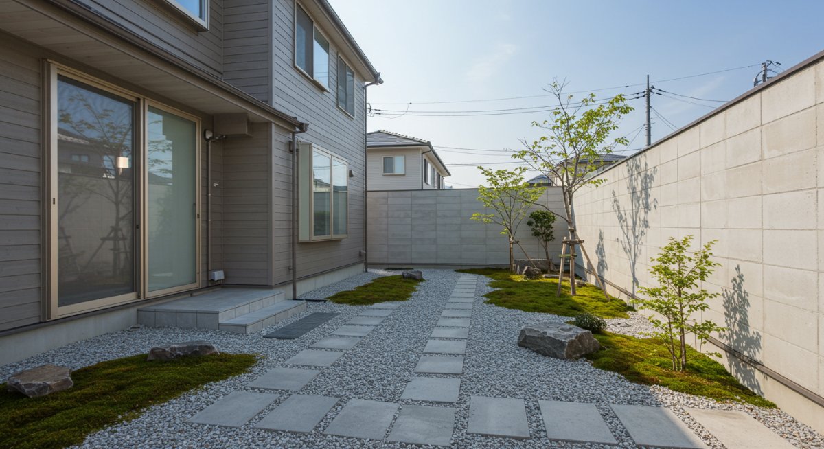 現代の新築住宅における庭のトレンド