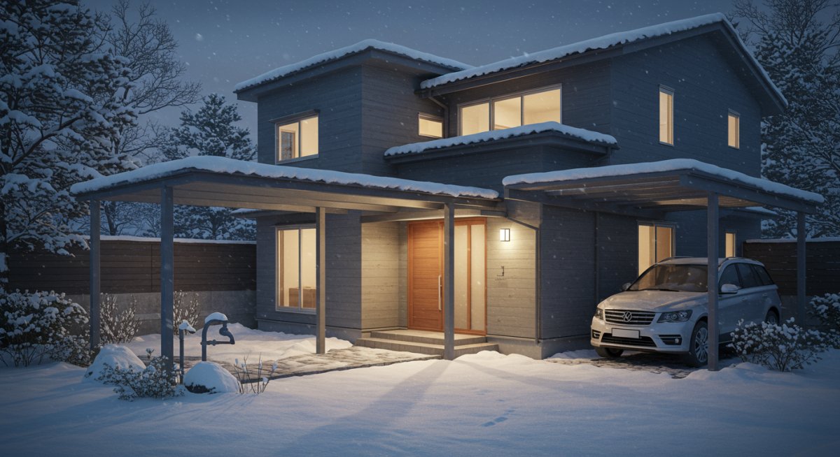 エクステリアの冬対策！凍結や雪害から守る9つの方法