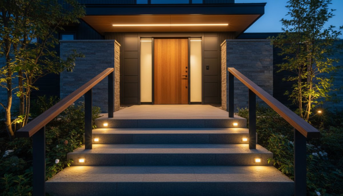 外構手すり 照明計画 バリアフリー設計